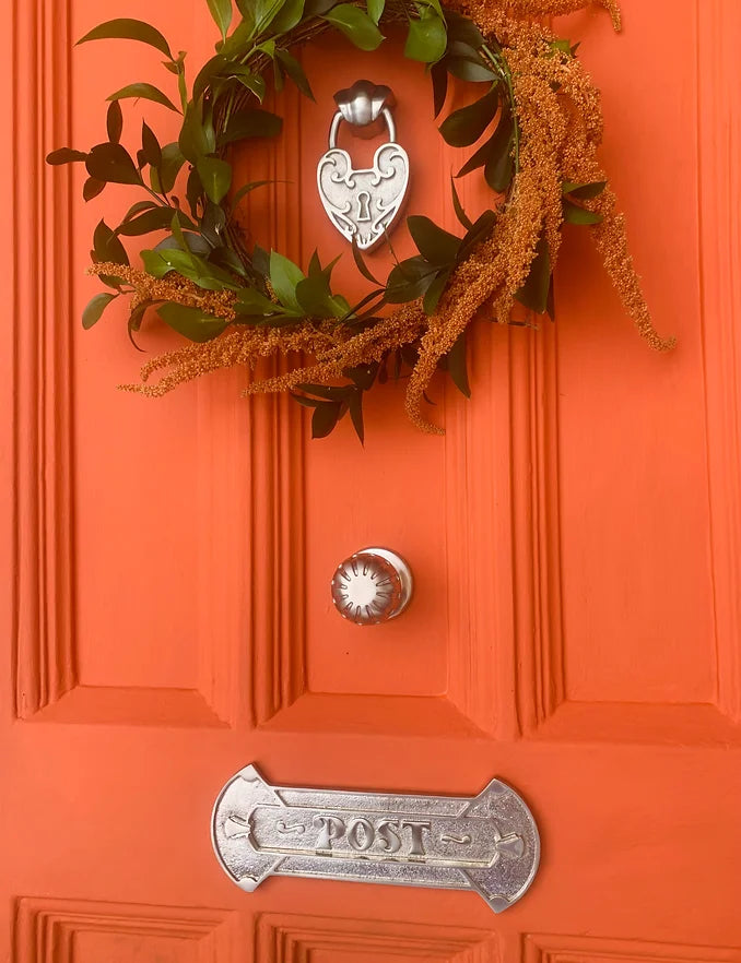 marigold orange front door