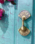 our Knock Knock gold door knocker is a victorian inspired unique design, handmade from solid brass