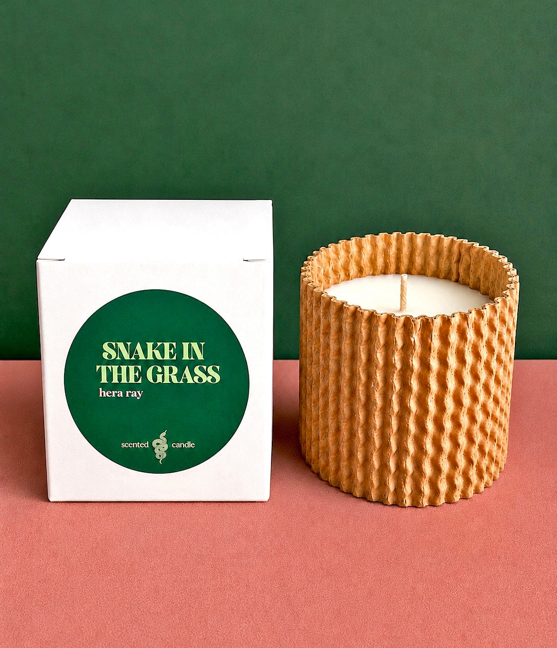 Snakeskin Topper & Candle Vessel