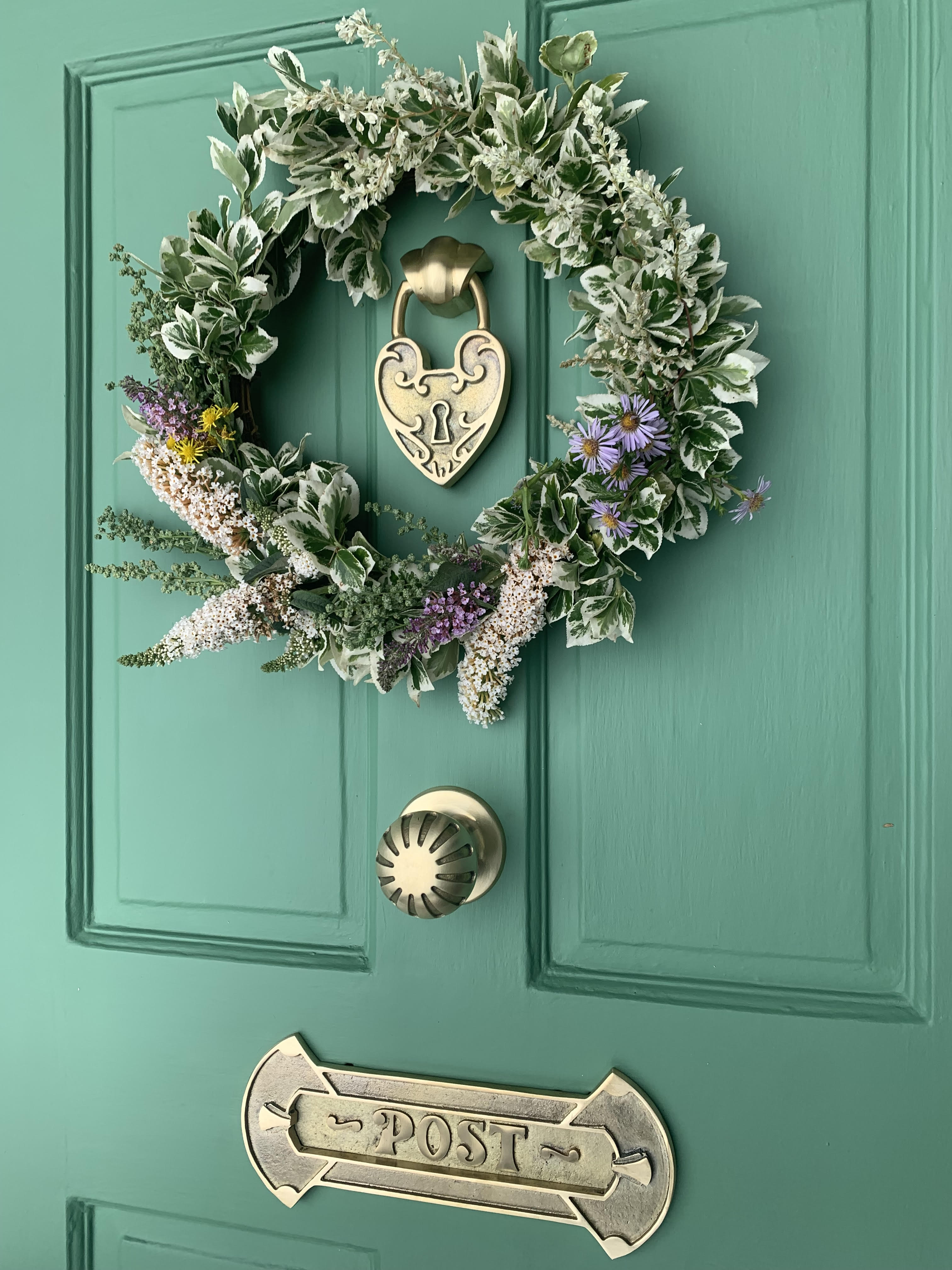 Padlock Heart Door Knocker