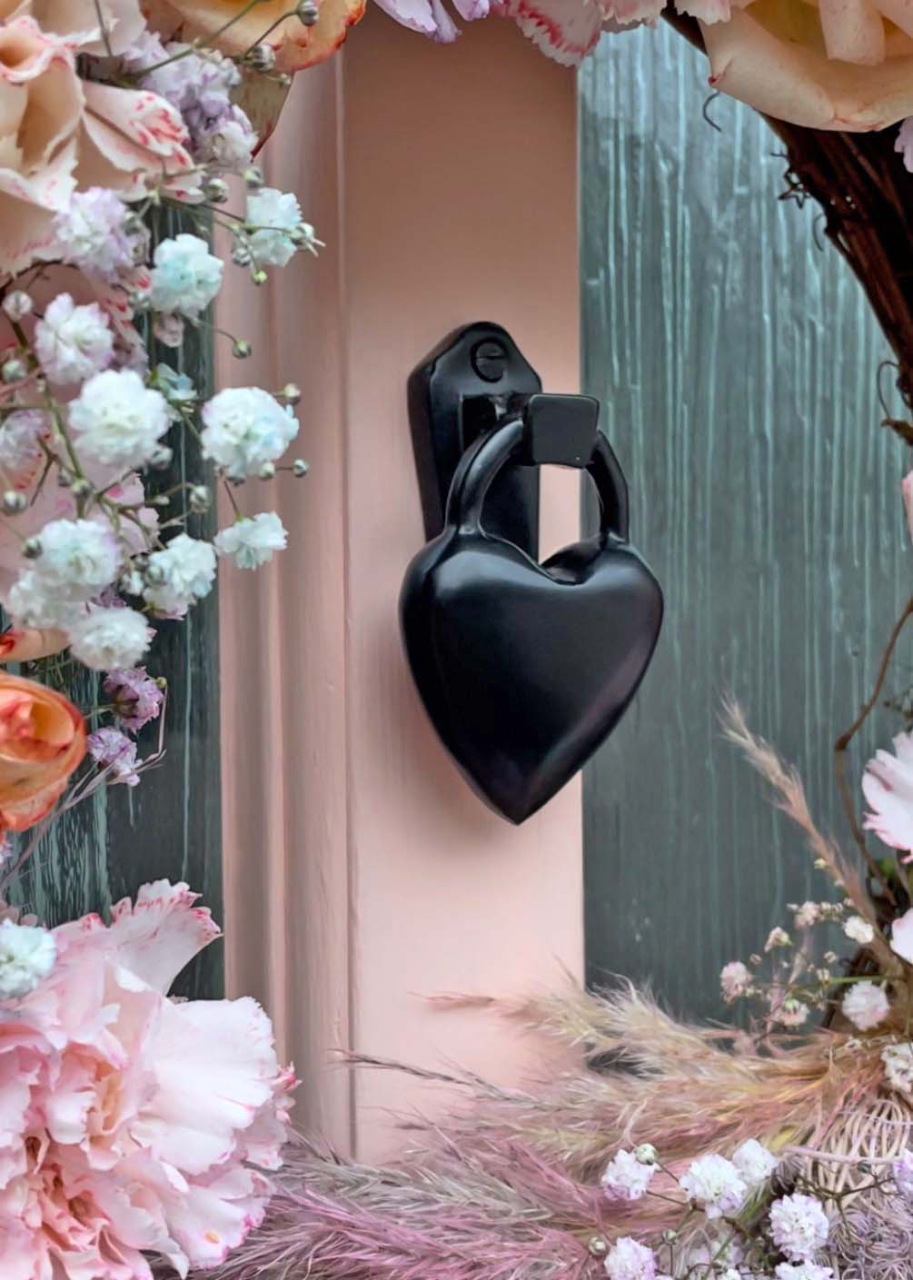 Rounded Heart Door Knocker