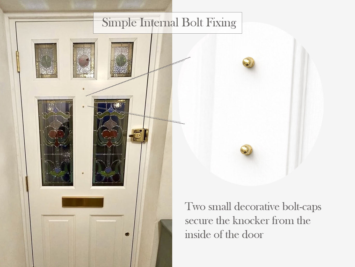 Padlock Heart Door Knocker