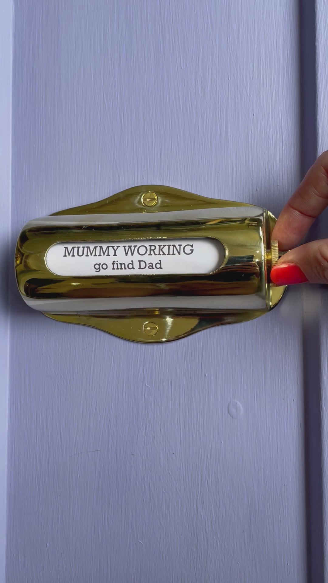 Rotating Door Sign