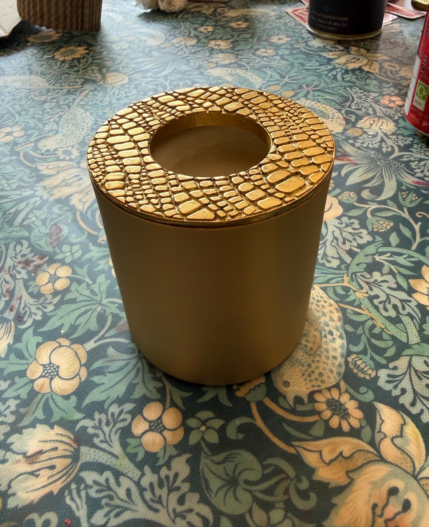 Snake in the Grass Brass Topper Candle