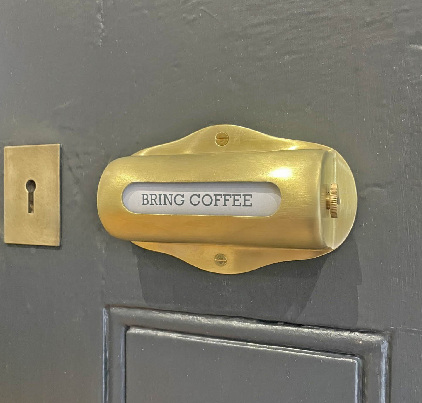 Rotating Door Sign