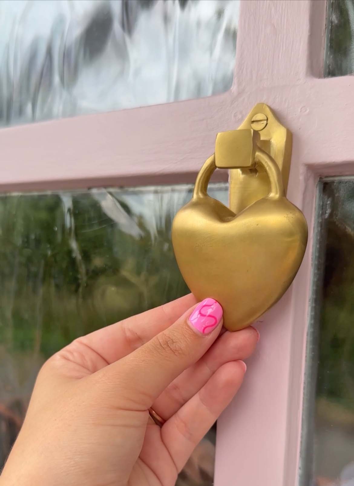 Rounded Heart Door Knocker