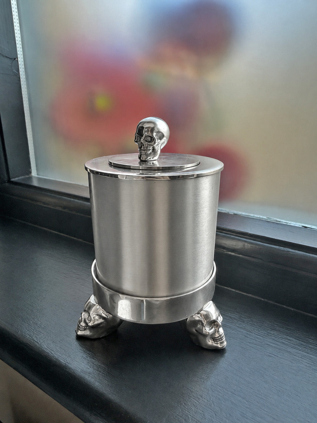 Skull Candle Holder