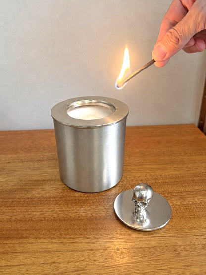 Skull Topper &amp; Candle Vessel