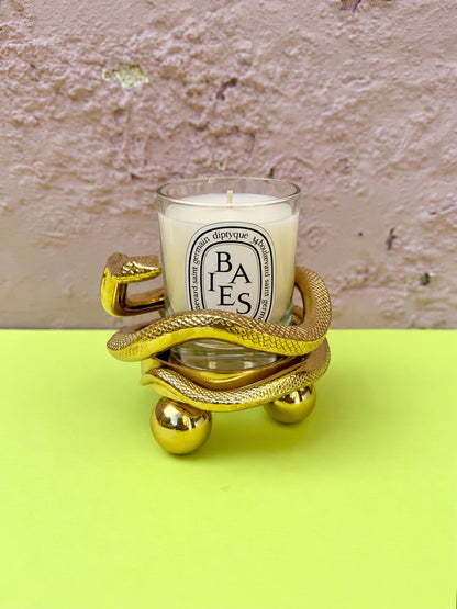 Snake Candle, Holder &amp; Topper