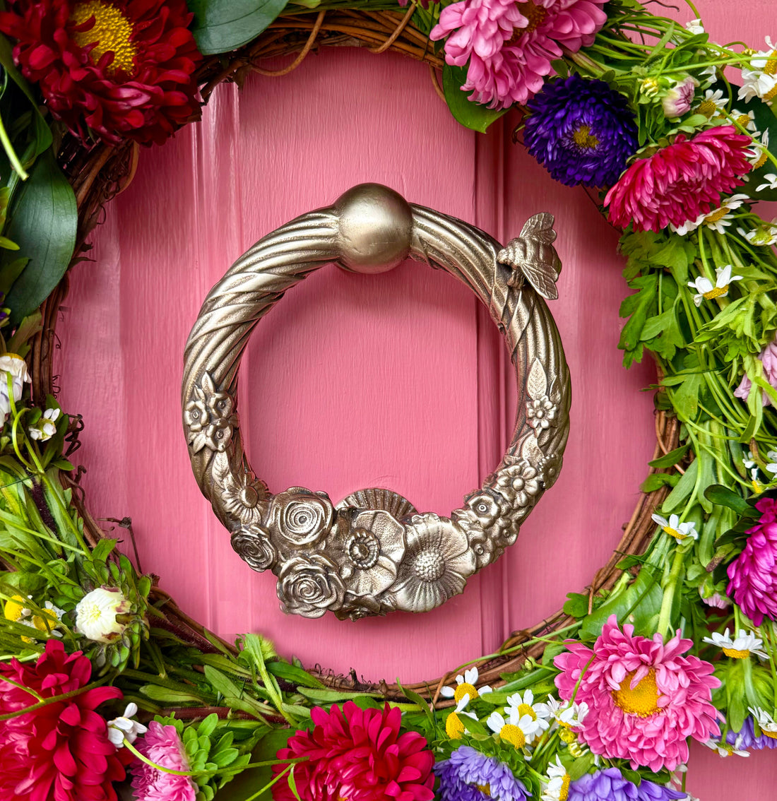 brass bee door knocker