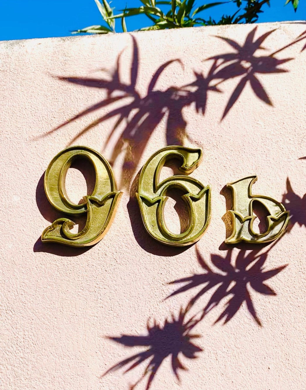 brass house numbers