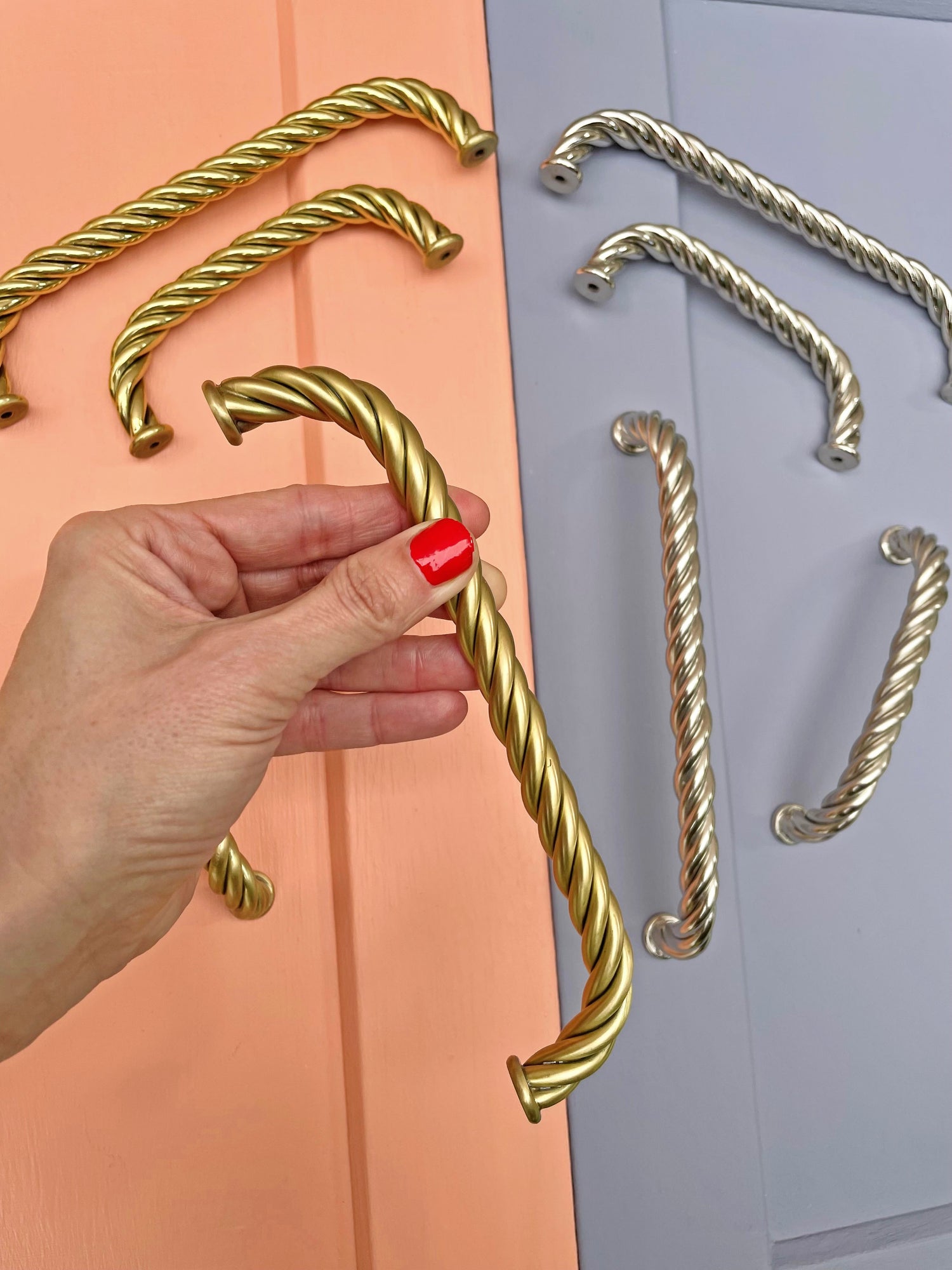twisted rope cupboard handle 
