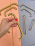 twisted rope cupboard handle 