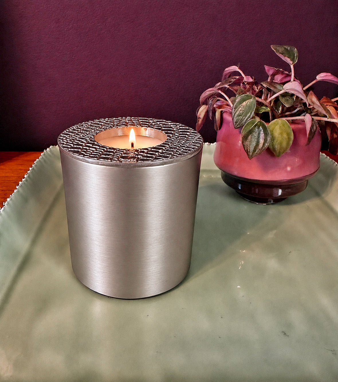 Snakeskin Topper &amp; Candle Vessel