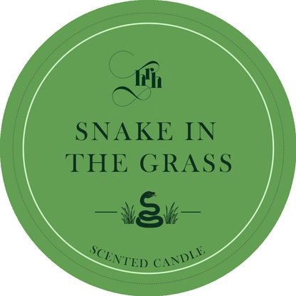 Snake in the Grass Brass Topper Candle